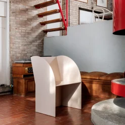 Coimbra 01 Poltrona da esterno in alluminio rosa*Marco Ripa New