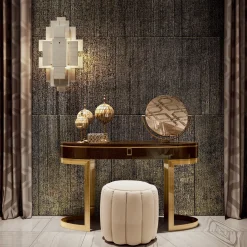 Collezione Lapis Eco Leather Pouf FB*Franco Bianchini Outlet