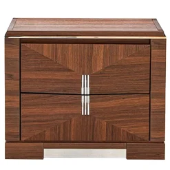 Comò a 2 cassetti in cristallo FB Collection*Franco Bianchini Outlet