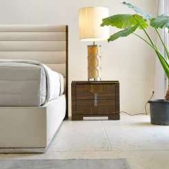 Comò a 2 cassetti in cristallo FB Collection*Franco Bianchini Outlet