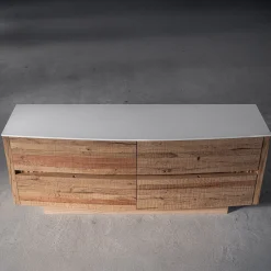 Comò in legno marrone Tartare*Omar Barbero Outlet