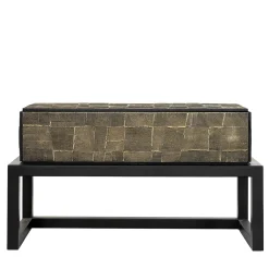 Comò in Legno Nero e Oro*BottegaNera Furniture Clearance