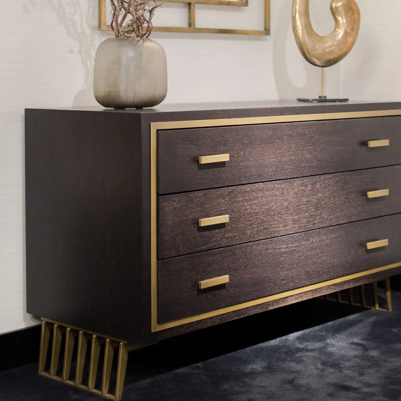 Comò in metallo Hamptons*Inedito / Asnaghi Best