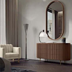 Comò Opale a 3 cassetti in noce canalizzato*Bamax Hot