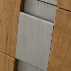 Comò Roma Marrone a 6 Cassetti con Base in Cromo*LCI_DECORA Online