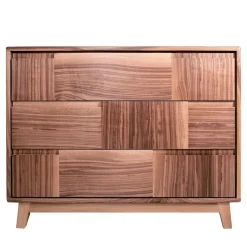 Comò scandinavo in noce nero*Ebanisteria Roberto Gambella New