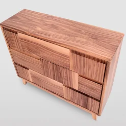 Comò scandinavo in noce nero*Ebanisteria Roberto Gambella New