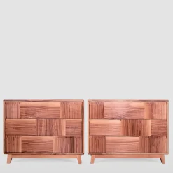 Comò scandinavo in noce nero*Ebanisteria Roberto Gambella New