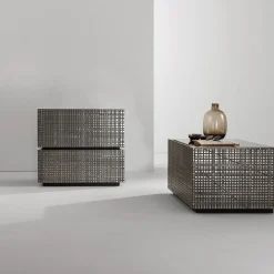 Comodino BD 06 in metallo grigio*Laura Meroni New