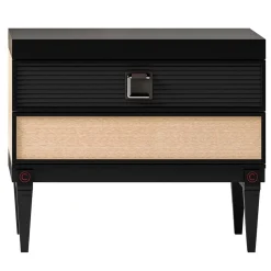 Comodino bianco e nero*CPRN Homood Clearance