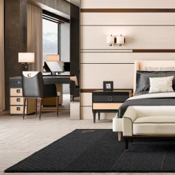 Comodino bianco e nero*CPRN Homood Clearance