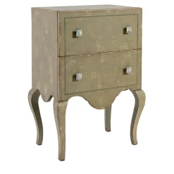 Comodino Brenta in Legno Verde*Porte Italia Hot