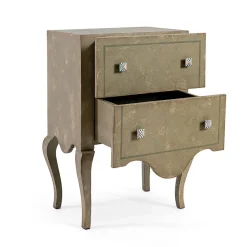 Comodino Brenta in Legno Verde*Porte Italia Hot