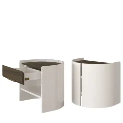 Comodino Flare 01 bianco con Cassetto*Morello Gianpaolo Sale