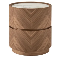 Comodino Haribo in Noce Canaletto con Piano in Ceramica Calacatta #2*Modesign Online