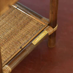 Comodino in Vimini e Bambù con 1 Cassetto*Molto Collectibles Best