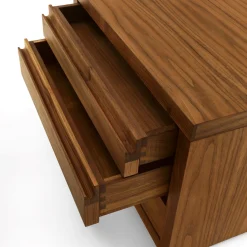 Comodino Kyoto 5 in noce di C.R. & S.*Riva 1920 Discount