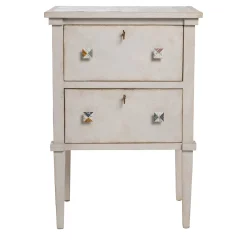 Comodino Lombardia con elementi in marmo*Porte Italia New