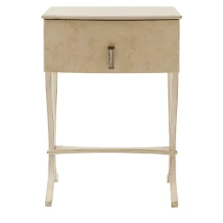 Comodino Novecento effetto marmo color crema*LCI_DECORA Online