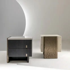 Comodino Outfit Laccato Lucido con Accenti in Bronzo*Laura Meroni Sale