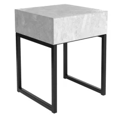 Comodino Spring con cassetto bianco di Fabrizio Contaldo*Arkof