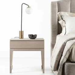 Comodino Taisha beige in legno*Galimberti Nino Best