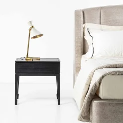 Comodino Taisha Nero in Legno*Galimberti Nino Sale