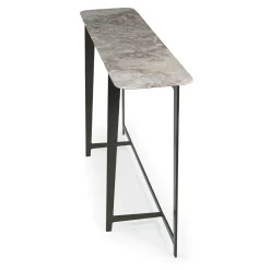 Console B191 con base verde e piano in marmo Iris Heaven*Borzalino Online