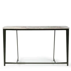 Console B191 con base verde e piano in marmo Iris Heaven*Borzalino Online