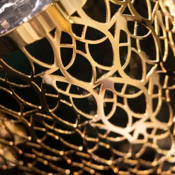 Console Fitzgerald Arabesque con piano in marmo nero*VGnewtrend