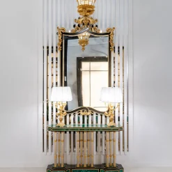 Console in cristallo e bronzo*CG Capelletti Outlet