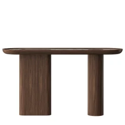 Console in noce nero Creta con top in marmo bianco Arabescato*Ultramobili Hot