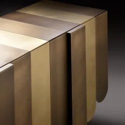 Console in ottone Xilo di Design Delineo Design Studio*De Castelli Sale