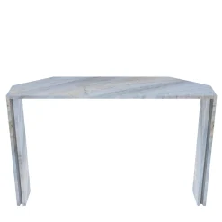 Console Innis in marmo azzurro con inserto in metallo*L'Eccesso Best