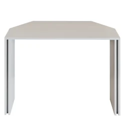 Console Innis in marmo bianco con inserto in metallo*L'Eccesso