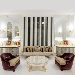 CONSOLLE 18 GAMBE IN BRONZO E CRISTALLO*CG Capelletti Online