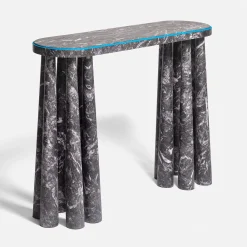 Consolle Bogdan in marmo grigio*studiointervallo Discount