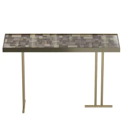 Consolle Camilla Wallpaper Fumo in Ceramica con Finitura Oro*mg12 by Monica Geronimi Sale