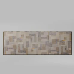 Consolle Camilla Wallpaper Nebbia in Ceramica con Finitura Oro*mg12 by Monica Geronimi New