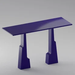 Consolle Emily in legno laccato blu*mg12 by Monica Geronimi Discount