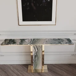 Consolle in marmo Afon Cipollino Verde di Paolo Ciacci*L'Eccesso Outlet