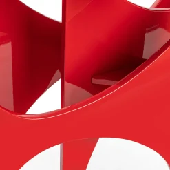 Consolle in MDF Laccato Rosso in Omaggio a Paolo Scheggi*Fratelli Dutto Online