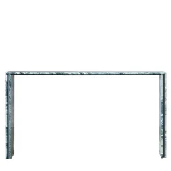 Consolle Innis in marmo verde con inserto in metallo*L'Eccesso New