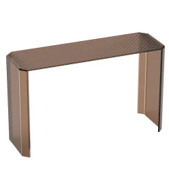 Consolle Jean Michel in vetro bronzo e motivo a diamante*Esadesign Hot