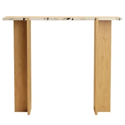 Consolle Maha in Marmo Calacatta e Rovere*Lebanto Online