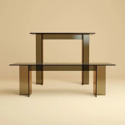 Consolle Naz in Vetro Finitura Bronzo*Lebanto Hot