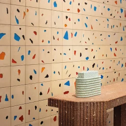 Consolle Zaccaria rossa di Patricia Urquiola*Cimento