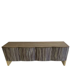 Credenza Art Déco beige e azzurra*Bellani New