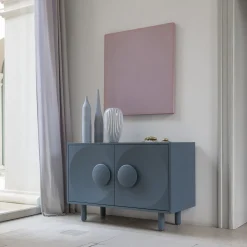 Credenza Bardot a 2 porte blu denim*Morica Design Best