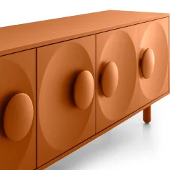 Credenza Bardot a 4 porte in terracotta*Morica Design Sale